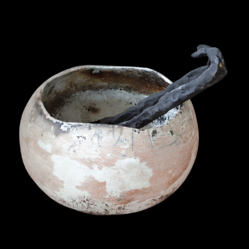 Set Fuente honda Raku + Cucharónes