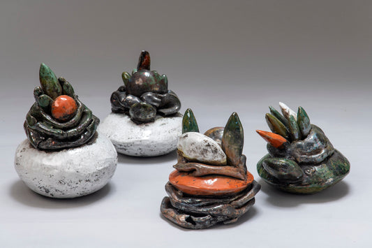 Escultura - Serie Raku